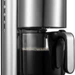 Fabrication de cafetières en inox de grande capacité pour une utilisation polyvalente.