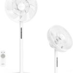 LeaderPro Silent Stand Fan : Ventilation de 1980 m³/h et 8 vitesses avec télécommande