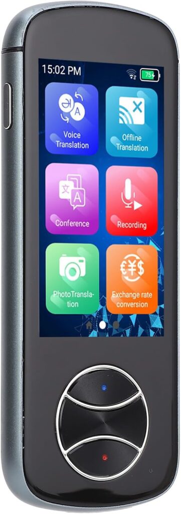 CHICIRIS présente un traducteur vocal multi-langues avec écran tactile de 3,0 pouces