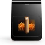 Panasonic présente la friteuse sans huile NF-CC600AXE avec 11 programmes et écran LCD.
