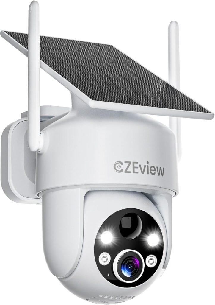 CZEview 2K : Nouvelle caméra de surveillance sans fil avec vision nocturne et alerte de mouvement
