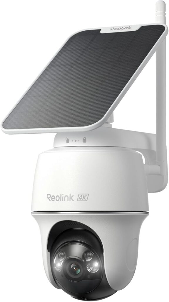 Reolink Argus PT Ultra : caméra extérieure 4K sans fil avec suivi automatique et vision nocturne