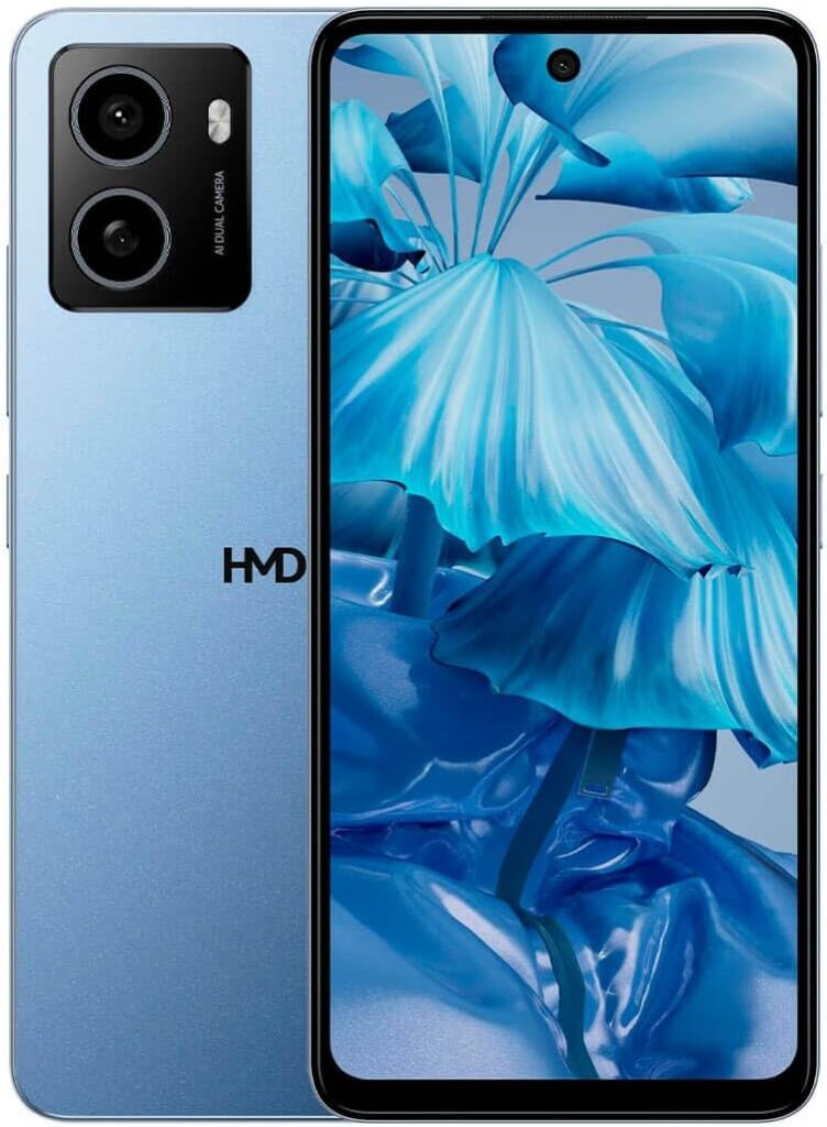 Nokia HMD dévoile le smartphone Pulse 4GB/64GB en Atmos Blue pour le marché dual SIM.