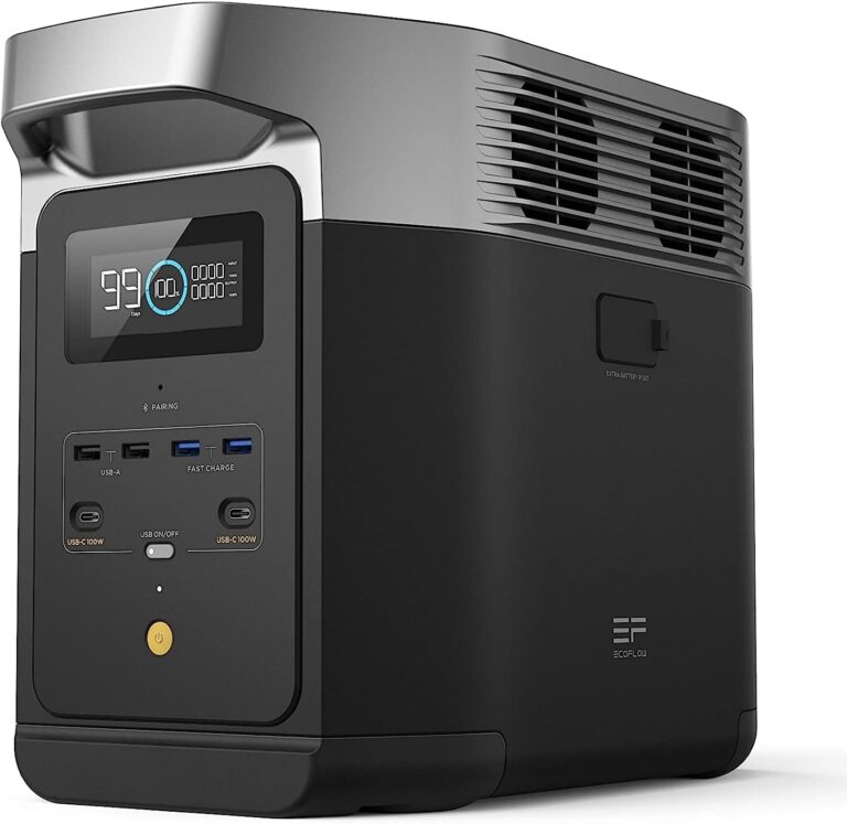 EF EcoFlow Delta 2 Station d’énergie portable 1024 Wh reconditionnée avec défauts mineurs
