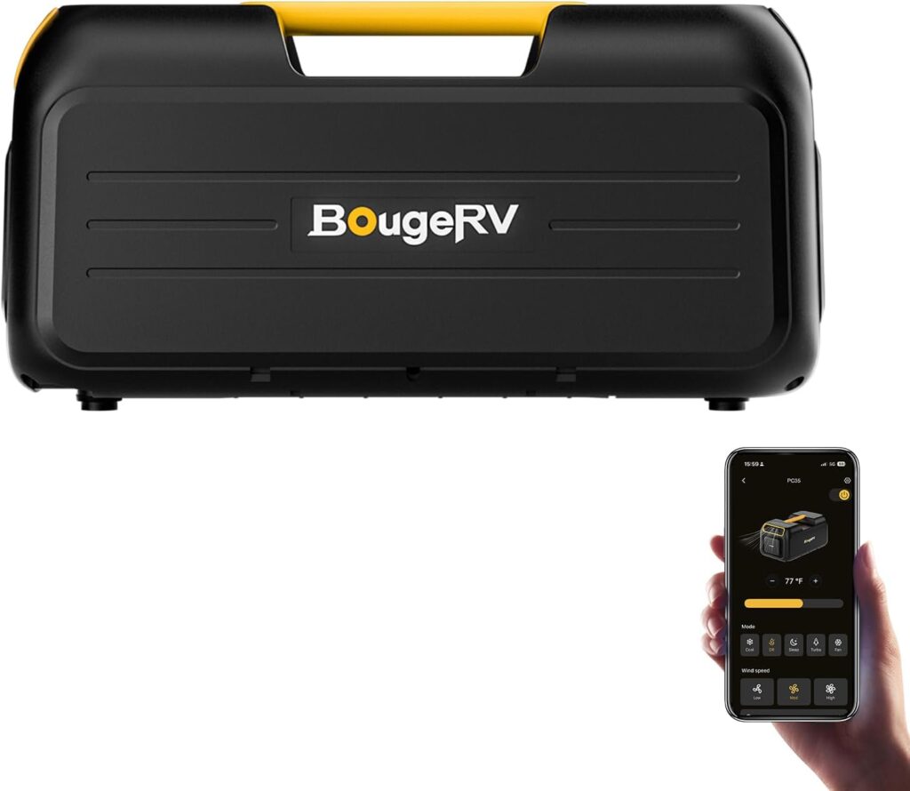 BougeRV Portable Air Conditioner 3500 BTU : un modèle compact pour le camping en été