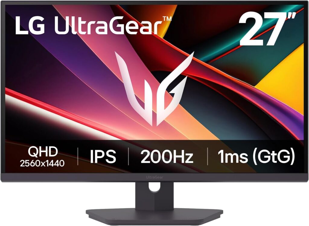 LG présente le moniteur gaming Ultragear 27G610A-B avec 2560×1440 et 200Hz.