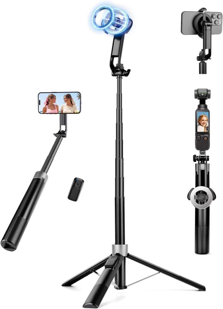 Victiv présente un trépied magnétique extensible de 177,8 cm avec télécommande pour smartphones.