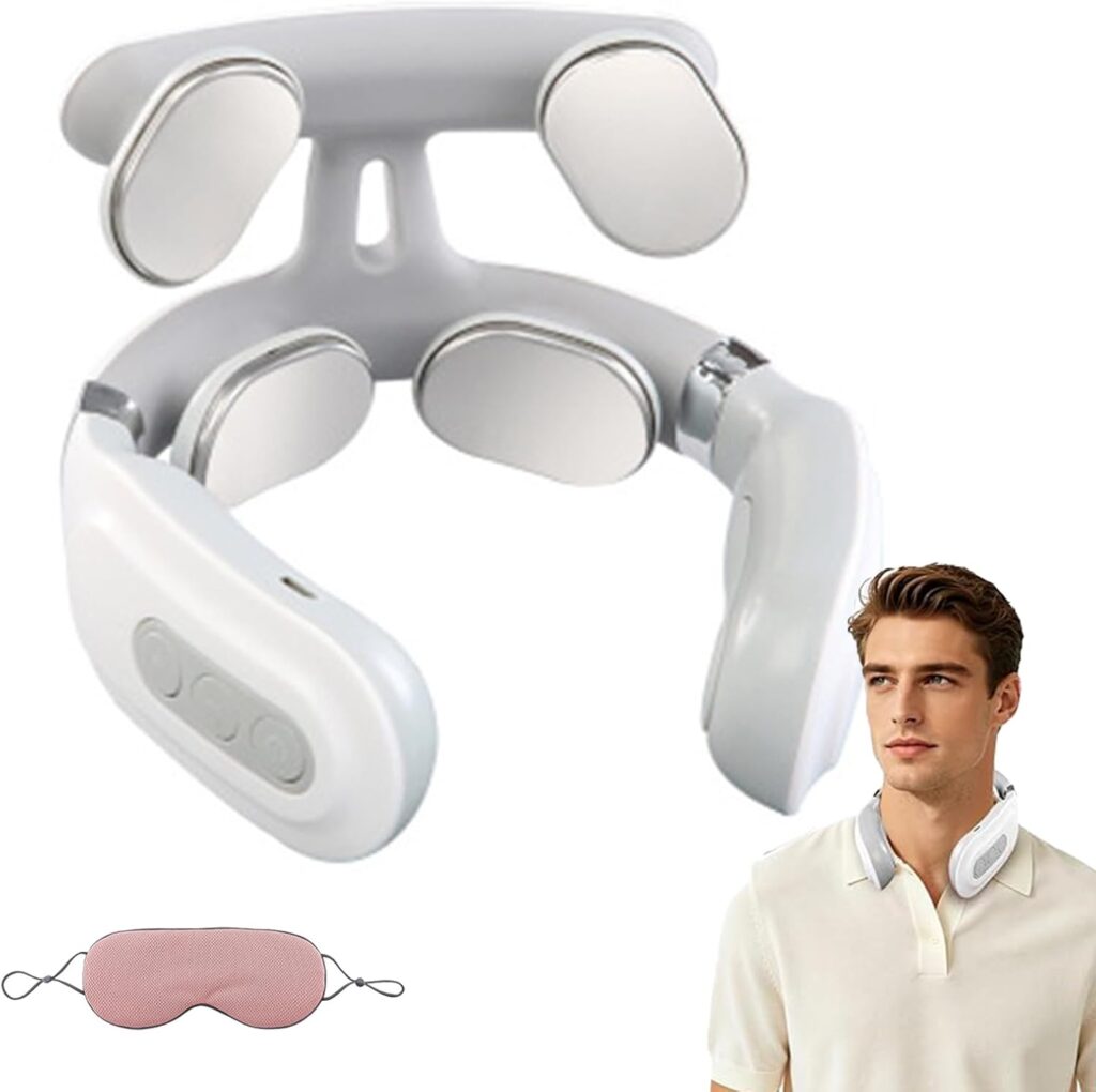 Vertaline Cervirest : Masseur de cou innovant avec 6 modes et fonction chauffante pour soulager le nerf vague.