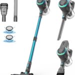 DEVOAC N300 : Aspirateur sans fil 6 en 1, autonomie de 40 minutes pour sols durs et moquettes.