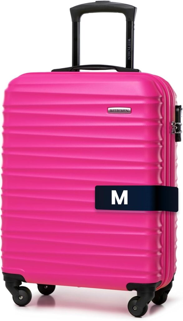 WITTCHEN : Valise cabine rigide en ABS de taille M conforme aux normes Air France et EasyJet