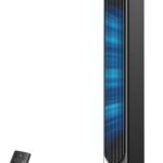 DREO Silent Column Fan : Ventilateur de tour avec 9 vitesses et télécommande, 90° d’oscillation.