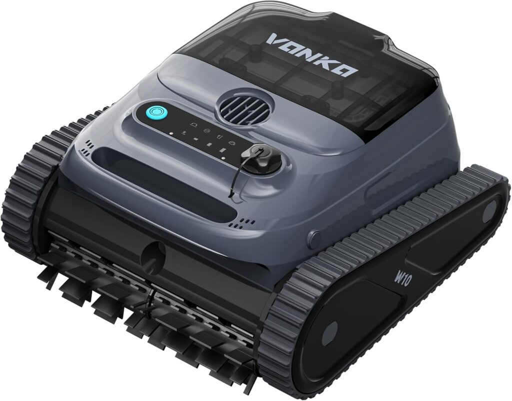 VONKO W10 : Robot de piscine sans fil avec navigation AI et autonomie de 180 minutes