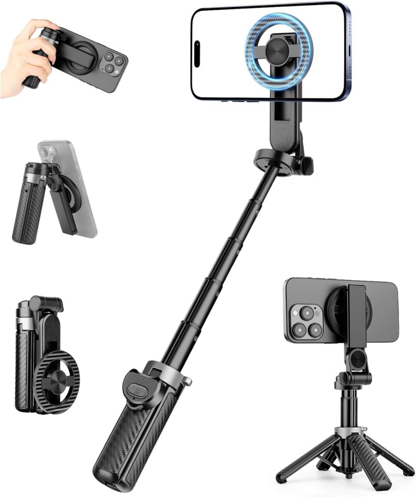 Victiv présente un trépied magnétique ultra-portable pour smartphones compatibles Mag-Safe.