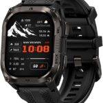 KOSPET Pulse 2 : Montre connectée robuste avec GPS et fonctionnalités militaires.