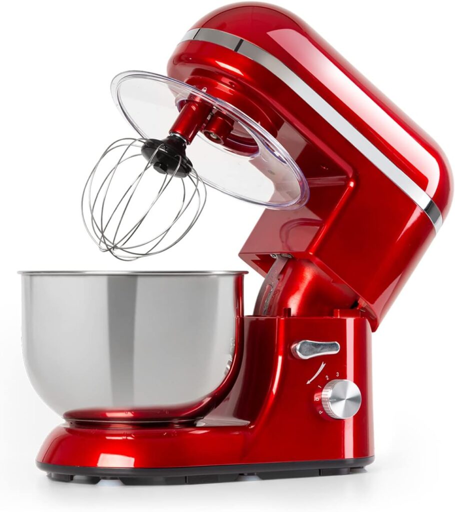 Klarstein présente un robot culinaire multifonction de 5L et 2000W avec rotation planétaire.