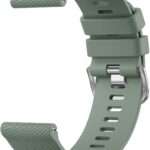 YLK : Bracelet en silicone 18 mm à 22 mm pour montres avec boucle assortie pour hommes et femmes