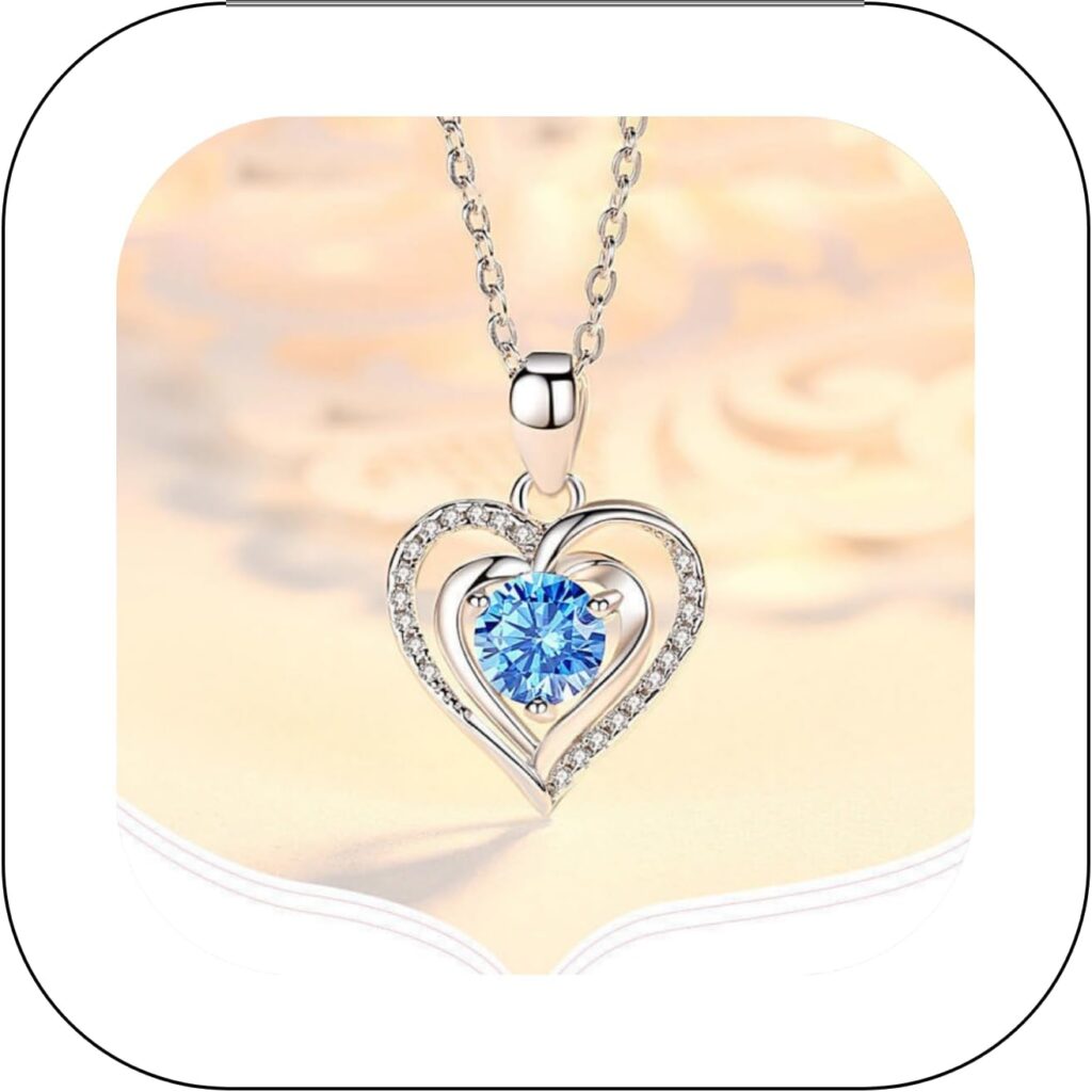 Collier en pierre de naissance : cadeau d’anniversaire et de mariage pour femmes.