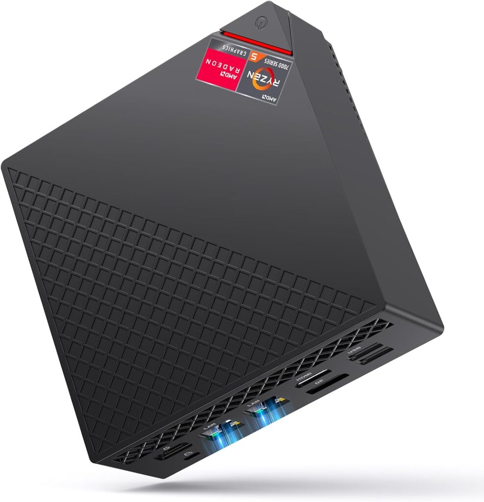 NiPoGi AM06 Pro Mini PC avec Ryzen 5 7430U : performances sur une architecture compacte