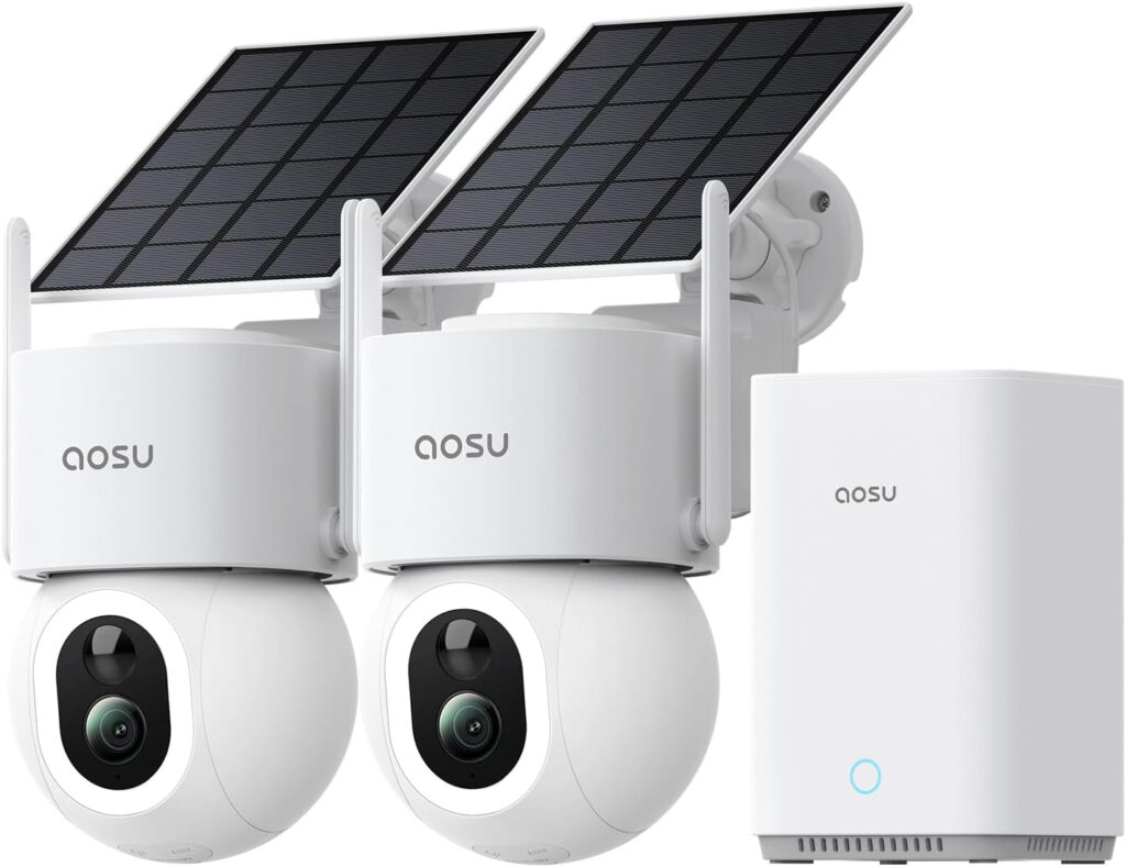 Aosu D1 Max 4K : Caméras de surveillance extérieures avec AI et stockage local expandible.
