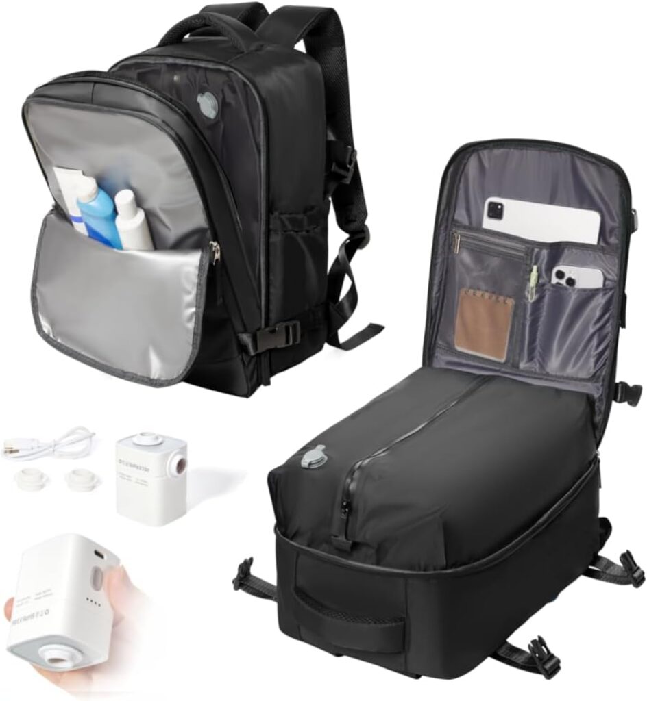 Nouveau sac à dos de voyage sous vide conforme aux dimensions de cabine pour avions 45 x 36 x 20