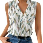 ORANDESIGNE présente un haut d&rsquo;été chic et élégant pour un usage causal au travail.