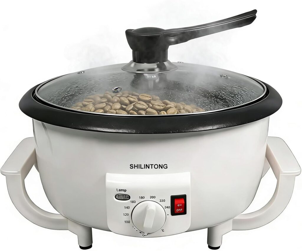 Appareil à café électrique : machine à rôtir 750g pour café et noix en 220V, 1200W