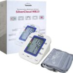 SilverCloud MB23 : Moniteur de pression artérielle électronique avec alarme vocale et affichage du rythme cardiaque.