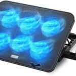 Lancement du NK Portable Cooling Base : Ventilateur pour ordinateurs portables de 12 à 17 pouces avec 6 ventilateurs silencieux.