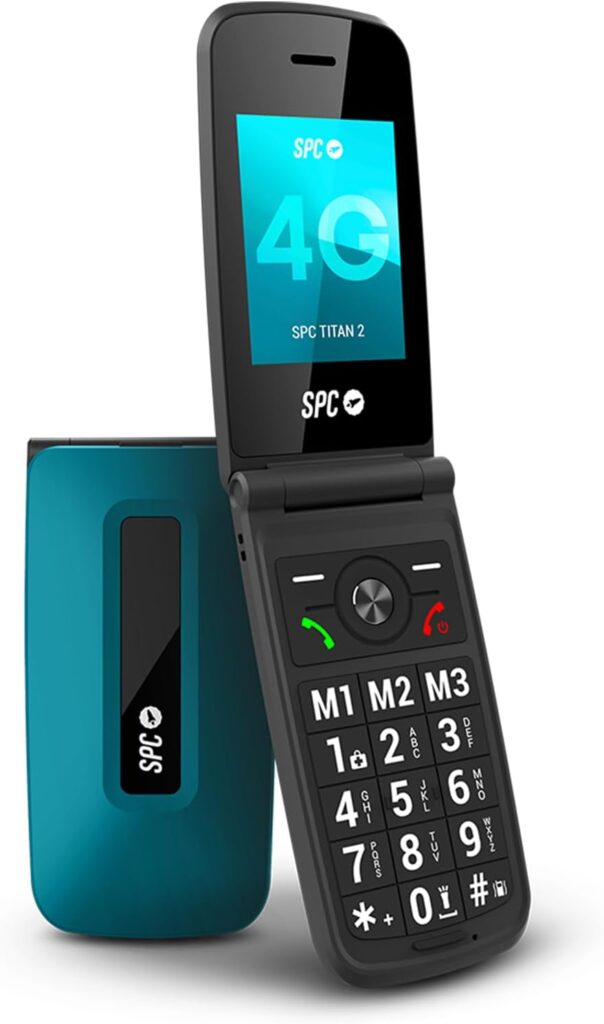SPC Titan 2 : téléphone senior 4G avec grandes touches et configuration simple