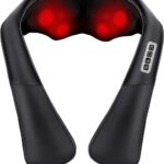 FISHTEC présente un masseur cervical électrique avec 8 têtes rotatives et 3 vitesses réglables.