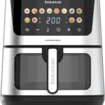 Taurus présente la friteuse à air 360 XL 2100W avec 12 programmes et écran tactile.