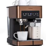 Klarstein lance une machine à café électrique avec mousseur en acier inoxydable 1350 W.