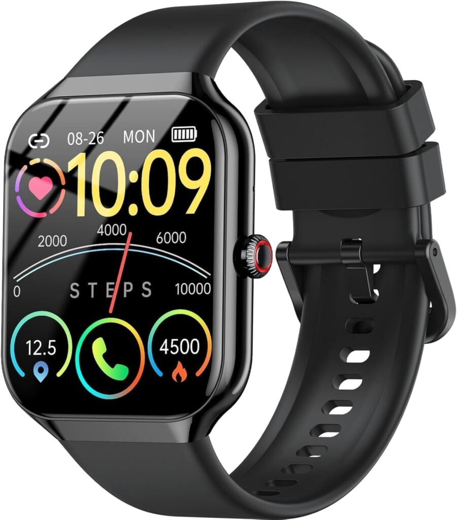 Lancement de la montre connectée 1,96 pouces avec appel Bluetooth pour hommes et femmes.