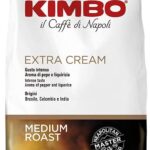 Kimbo Extra Cream : café en grains 6 kg, intensité 11/13, adapté aux machines automatiques.