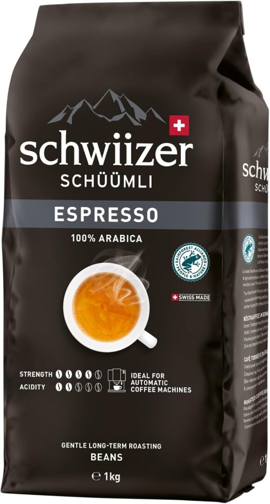 Schwiizer Schüümli Espresso : lancement de grains de café Rainforest medium en Suisse