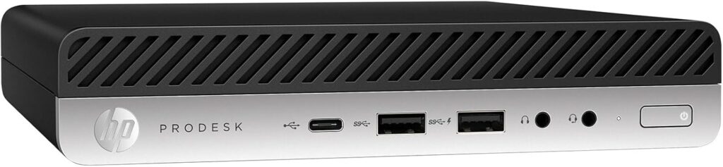 HP ProDesk 600 G3 Mini PC : Configuration avec i5, 16 Go de RAM, 240 Go SSD, Windows 11 Pro