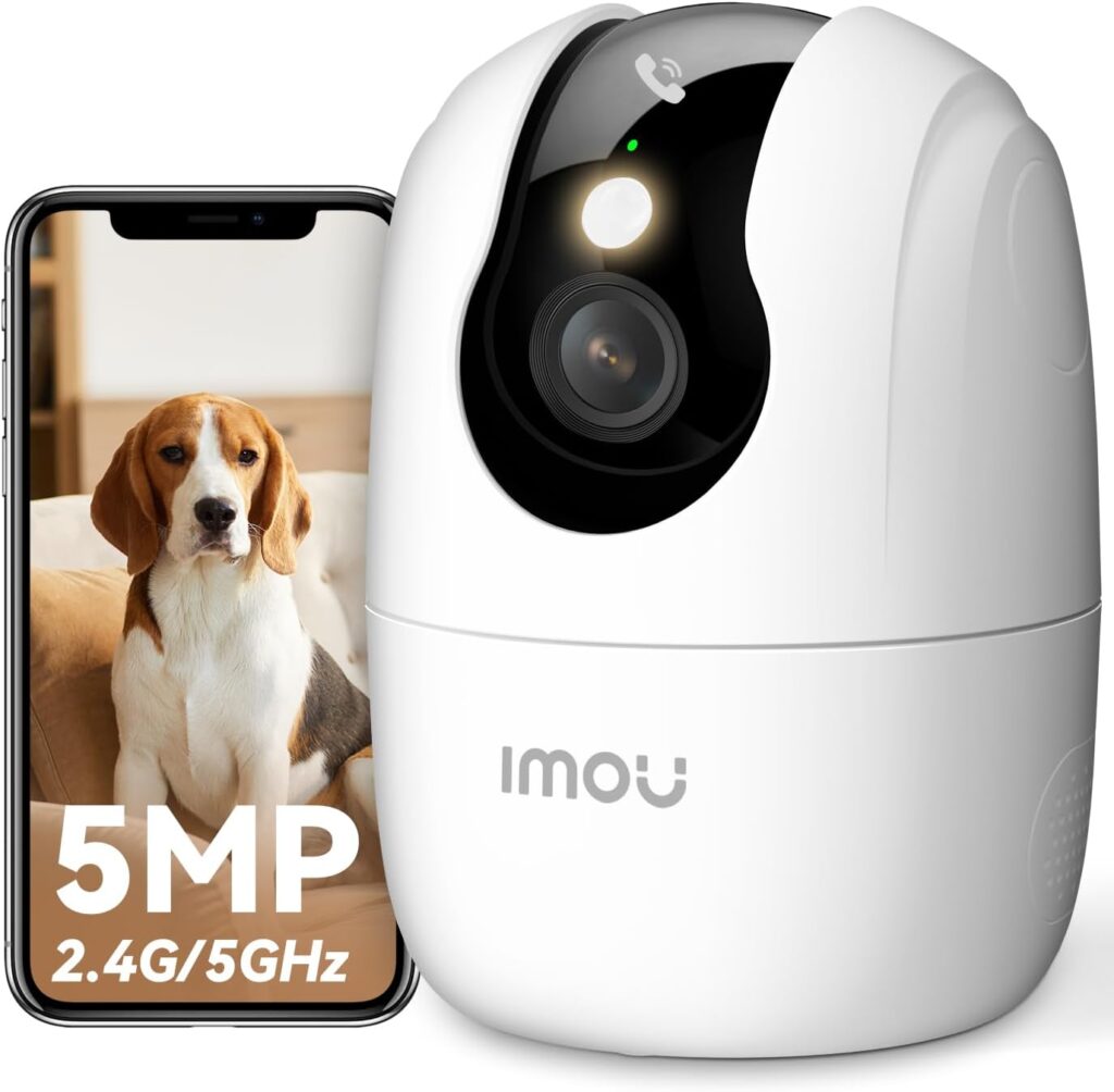 Imou 3K : Caméra de surveillance intérieure Wi-Fi 6 avec détection de personnes et vision nocturne
