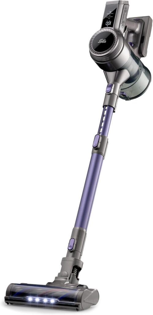 Solis Flexi VAC Cleaner 350 : Aspirateur sans fil HEPA avec 45 min d’autonomie et éclairage LED