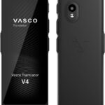 Vasco V4 : traducteur vocal instantané disponible en 108 langues avec internet gratuit.