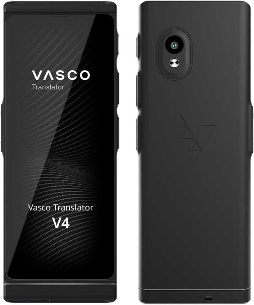 Vasco V4 : traducteur vocal instantané disponible en 108 langues avec internet gratuit.