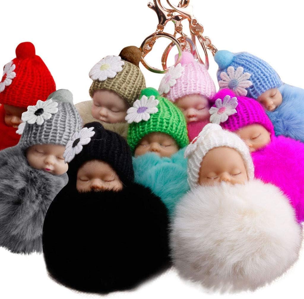 Keychains en peluche à breloques : accessoires pratiques pour sacs et sacs à dos.
