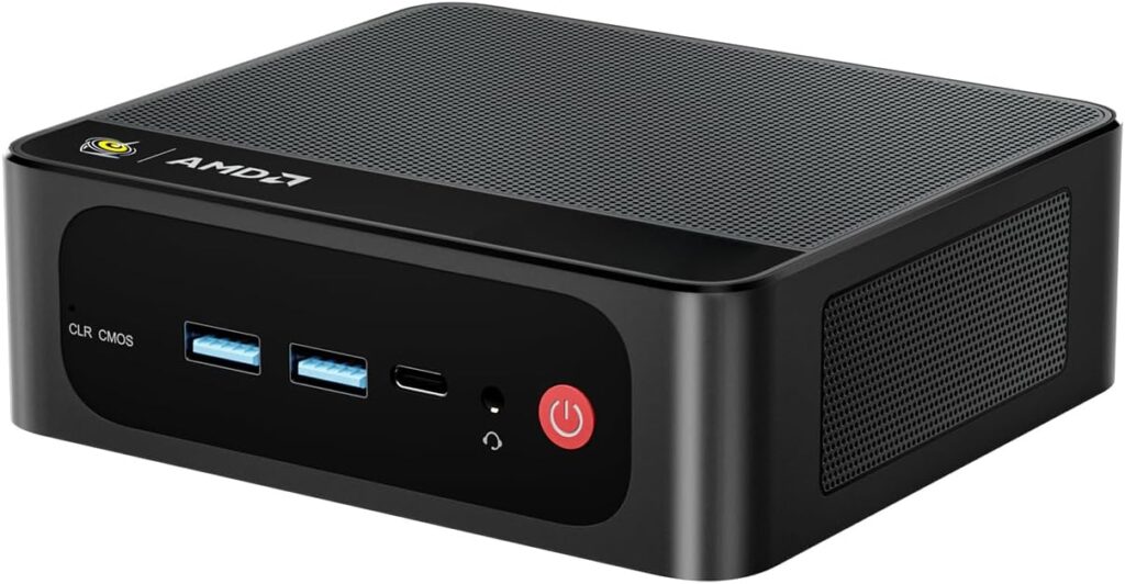 Beelink SER5 Max Mini PC doté d’AMD Ryzen R7 et triple affichage favorable à la productivité.