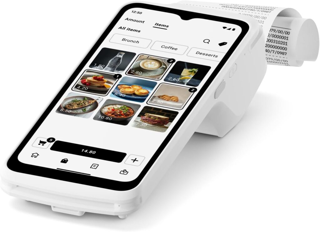 SumUp lance un terminal de paiement autonome avec écran tactile et options sans contact.