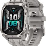 KOSPET Pulse 2 : montre connectée pour hommes avec GPS et fonctions avancées de santé.