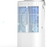 Unité de rafraîchissement portable avec réservoir de 900 ml, modes d&rsquo;atomisation et oscillation à 90°