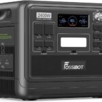 FOSSIBOT F2400 : Station d&rsquo;alimentation portable de 2048Wh avec trois sorties CA et puissance de 2400W.