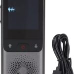 Nouveau traducteur vocal en temps réel avec écran tactile pour voyageurs d&rsquo;affaires multilingues.