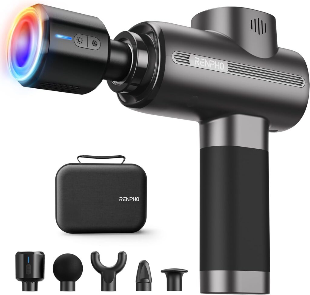 RENPHO lance un pistolet de massage avec têtes chaude et froide, silencieux et rechargeable Type-C.