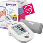 B.Well PRO-35 : Tension et mémoire de 30 valeurs dans un moniteur automatique de pression artérielle.