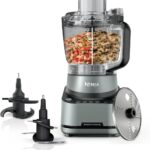 Ninja PrecisionPro 2.1L : robot culinaire avec 4 presets pour pâte à pizza et légumes.